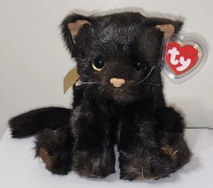 Ty Classic - PURRECIOUS the Cat (Gold Ribbon)(16" Plush)(2002 Release) NEW MWMTs - Picture 1 of 8
