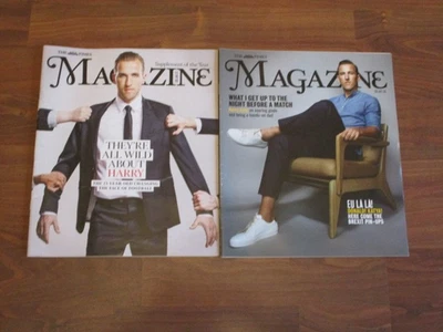 VTG The Times Magazine x2 2017 & 2019 - Harry Kane, Gabby Logan, Kathleen Turner - Image 1 of 4