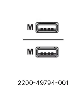 Poly CCX 400 usb-a to usb-a Cable (5 pieces) 2200-49794-001 - Photo 1/2