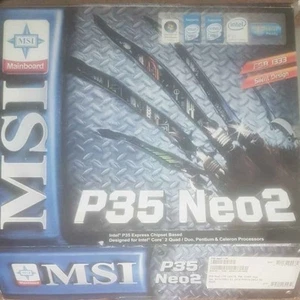 Motherboard MSI P35 Neo2 with CPU intel core 2Quad 2.40GHZ/8M/1066/05A and ram - Picture 1 of 4