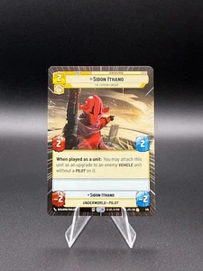 Star Wars Unlimited JTL - Sidon Ithano - Hyperspace - 475 - Rare - NM - Picture 1 of 2