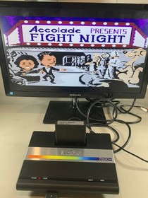 Tested Works 1988 Atari 7800 Fight Night Video Game Cartridge Only CX7851