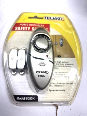 VTG TechKo S083K Home Security Door Window Entry 120db Alarm ~ NOS - Apartment - Image 1 of 4