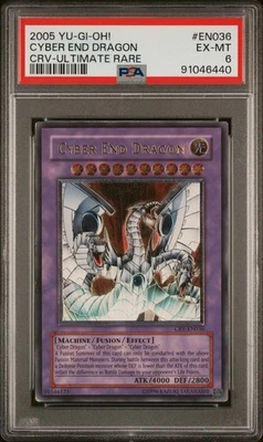 PSA 6 CYBER END DRAGON ULTIMATE CRV-EN036 CYBERNETIC REVOLUTION YUGIOH ENGLISH - Image 1 of 2