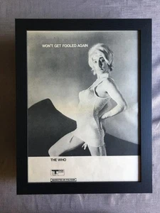 The Who Won't Get Fooled Again 1971 Framed Advert / Ad 18" x 14" - Picture 1 of 1
