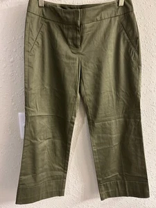 Nuevos Pantalones Capri Talla 2 NY & Co. Olive #197*12 ¡Envío Gratis! - Imagen 1 de 6