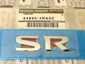New OEM Nissan Maxima 2016-2022 Deck Lid Emblem “SR” 84895-4RA0C - Picture 1 of 5