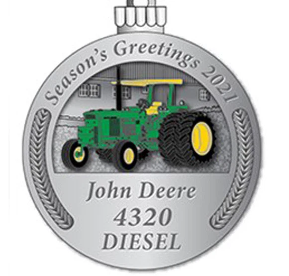 John Deere Edición Limitada 2021 Peltre Adorno de Navidad 26º en Serie LP79550 Foto 1 de 1