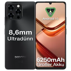 DOOGEE Note 58 6,75 Zoll Smartphone 32GB+128GB 6250mAh Android 15 Handy NFC - Bild 1 von 8