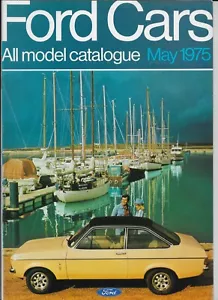 May 1975 Ford UK brochure + price list: Escort, Cortina, Capri, Consul & Granada - Picture 1 of 24