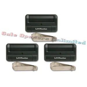 Liftmaster Gate Opener 811LMX 3-Pack Remote Control Transmitter Gate Openers - Picture 1 of 2
