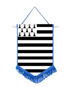 Banderín de pared/coche Bretaña con borde de color recuerdos fantásticos - Imagen 1 de 8