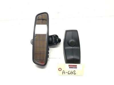 2013 RANGE ROVER L405 INTERIOR REAR VIEW MIRROR W/ AUTO DIM & HOMELINK OEM - Image 1 of 4