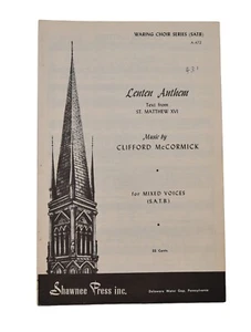Chormusik "Fastenhymne (Text aus Matthäus XVI)" S.A.T.B. Waring A-472 - Bild 1 von 9