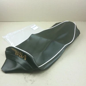 BSA Dual Seat Cover A50 A65 White Piping 1962-65 NOS, 68-9024 C 68-9331 C - Picture 1 of 1