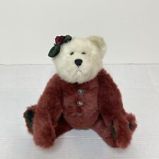 Vintage Boyds Bears GWENDOLYN 12" Wine Plush Jointed Bear Retired Stuffed Toy