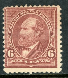 USA 1894 Garfield 6¢ Dull Brown Scott # 256 MNH I913 - Picture 1 of 6