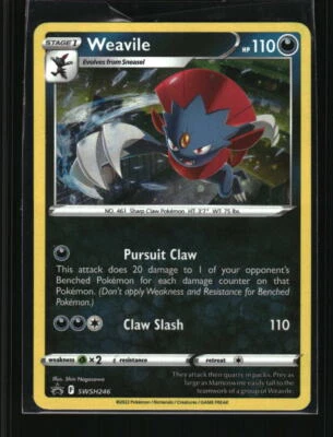 Pokemon Sword & Shield Promo Cards Weavile - (Cosmos Holo) Promo #SWSH246 P01 - Image 1 of 2