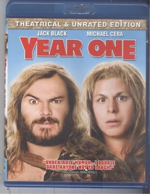 Year One (2009 Blu-ray) Jack Black Michael Cera Oliver Platt Juno Temple Comedy - Image 1 of 3
