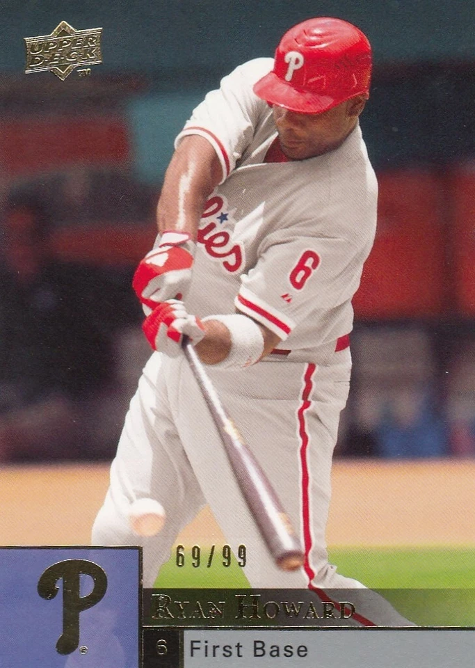 РАЙАН ГОВАРД /99 ВЕРХНЯЯ ПАЛУБА UD ЗОЛОТО ФИЛАДЕЛЬФИЯ ФИЛЛИС #813 2009 09 - Изображение 1 из 1