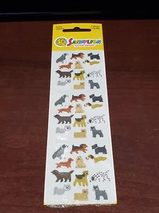 Sandylion Fuzzy Flocked Micro PERROS NUEVO EN PAQUETE De colección Spaniel Husky San Bernardo Dalmacia - Imagen 1 de 2