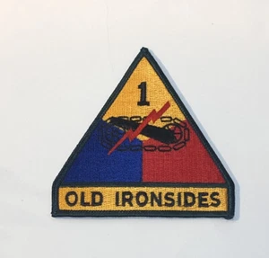 US Army 1st Armored Division Old Ironsides NOS Military Patch Multiple Available - Picture 1 of 6