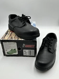 Men's Postal Certified Rocky TMC Plain Toe Oxford Shoe Size 14EW #5000 NWB! - Picture 1 of 15