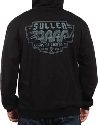 Sullen Black Lords Of Lightning Pullover Long Sleeve Hoodie Tattoo Artist UK — 第 1/4 张图片