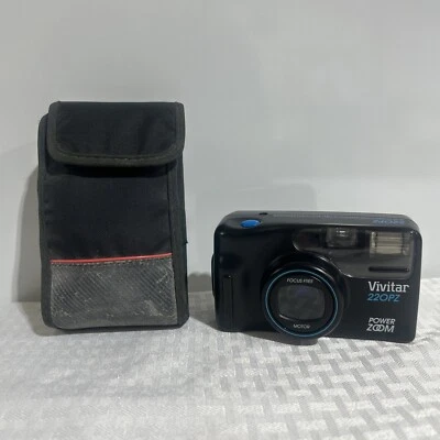 Vivitar Series 220 PZ Power Zoom 35mm  Camera TESTED WORKS WITH CASE - Image 1 of 4
