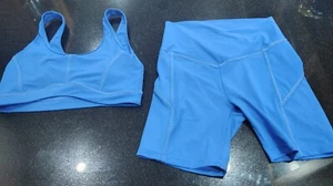 Mujer Wilo Azul Ropa Deportiva Entrenamiento Conjunto Dos Piezas Talla Grande - Imagen 1 de 12