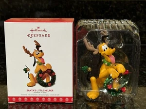 Hallmark 2017 Santa's Little Helper Disney Pluto LIMITED EDITION Ornament - Bild 1 von 18