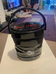 RARE: Elvis Ashley M Designer 'Bucket / Cosmetic / Vanity Bag *EX* - Picture 1 of 5