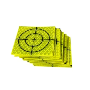 100PCS 50X50MM Reflector Sheet Reflective Target Sticker Tape Total Stations - Picture 1 of 5