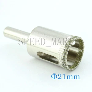 21mm Diamond coated hole saw core drills drill bit glass Tile Marble Ceramic - Picture 1 of 2