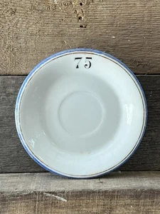 Antique French Porcelain Absinthe Bistro Plate - Picture 1 of 5