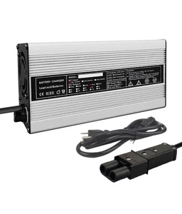Abakoo New 48V 5A Battery Charger for Yamaha Golf Cart G19 G22, with 2 Pin Plug, - Picture 1 of 8