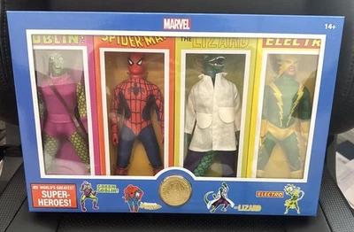 Disney Spider-Man Mego 8" Action Figure Set World's Greatest Super Heros IN HAND - Image 1 of 2