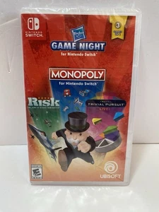 Hasbro Game Night Monopoly, Risk.. Nintendo Switch Nuevo - Diversión Familiar - Imagen 1 de 4