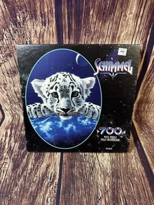 Schimmel ‘My World’ 700-Piece Snow Leopard Jigsaw Puzzle MB Vintage Retro - Picture 1 of 3