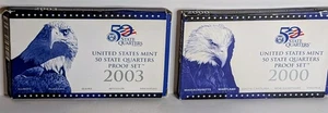 2000 2003 UNITED STATES MINT 50 STATE QUARTERS PROOF SET (S)- with COA - Picture 1 of 2