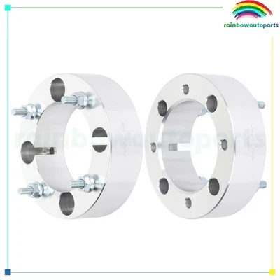 2 Pcs 2" 4/137 ATV Wheel Spacers 10x1.25 For 2005-2015 Kawasaki Mule 600  — 第 1/4 张图片