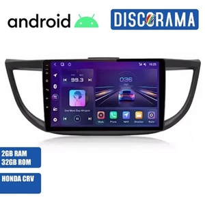 AUTORADIO ANDROID HONDA CRV 2012-2016 STEREO AUTO TOUCH 9" WIFI NAVI GPS - Foto 1 di 5