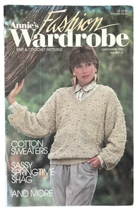 Annie's Fashion Wardrobe to Knit & Crochet Patterns # 20 March-April 1988 - Picture 1 of 12
