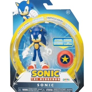 Sonic The Hedgehog: Sonic 4.5" Articulated Figure w/1-up (2022, Jakks Pacific) - Picture 1 of 10