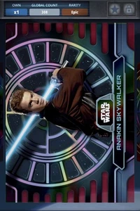 ANAKIN SKYWALKER HIGH TEK 2024 FANTASTEK EPIC Topps Star Wars Card Trader - Picture 1 of 2