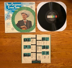 Ernest Tubb and His Texas Troubadours Blue Christmas LP Decca 1964 Pressing VG+ - Picture 1 of 7