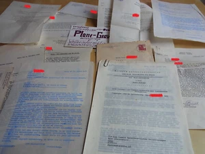 Korrespondenz 1962-67 US-Behörden in Europa mit Privat-Meteorologen, SIGNATUREN - Bild 1 von 22