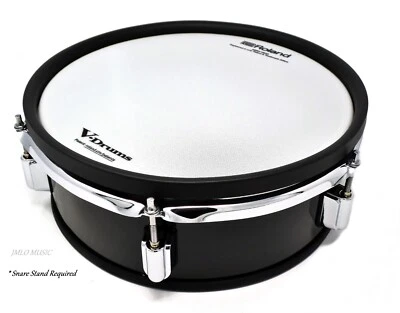 Roland V-Drums PDA120LS-BK Dual Trigger Mesh Snare Drum Pad VAD - Image 1 of 3
