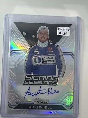 2021 Panini Prizm Austin Hill Signing Sessions Auto #S-AH NASCAR RACING - Image 1 of 2