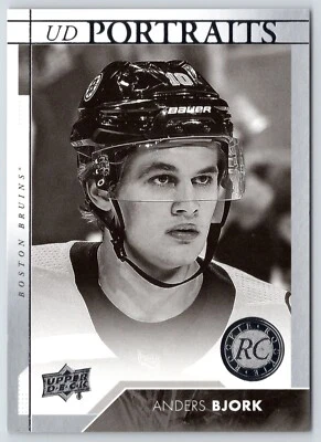 ANDERS BJORK 2017-18 UPPER DECK UD PORTRAITS ROOKIES 17-18 NO P-101    40598 - Image 1 of 2
